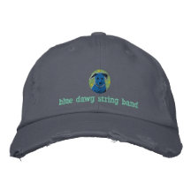 Blauer Kumpel-Streichorchester-Hut Bestickte Kappe