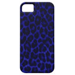 Blauer Leopard-Druck iPhone 5 Kasten iPhone 5 Etui
