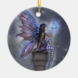 Blauer Mond-feenhafte Fantasie-Verzierung Weihnachtsbaum Ornamente