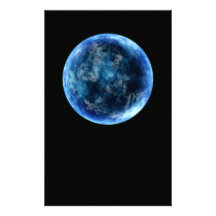 blauer Mond Individuelles Druckpapier