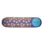Blauer Mond und Schneefälle Individuelles Deck