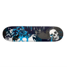 Blauer Schädel Personalisierte Decks