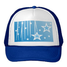 blauer Stern Hut Kultcaps