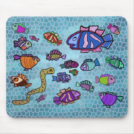 Blauer Unterwasserhimmel Mousepad