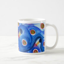 Blauer Wirbel Kaffeetassen