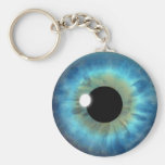Blaues Augen-Iris-Augapfel-coole kundenspezifische Schlüsselanhänger