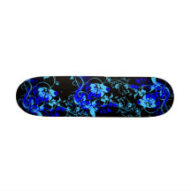 Blaues Blumen Individuelle Skateboarddecks