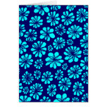 Blaues Blumen Karte