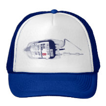 Blaues Blut-Hut Retrokult Cap