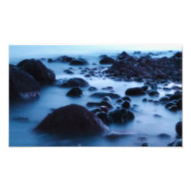 Blaues Eis Foto Druck