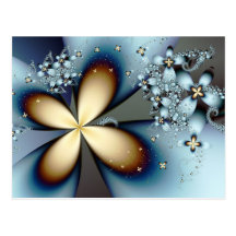 Blaues Gold 4 Postkarte