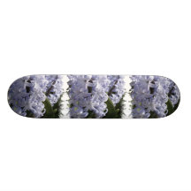 Blaues Hyazinthen-Skateboard Skateboarddeck