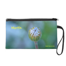 Blaues Knospen-Gänseblümchen - Handy-Tasche