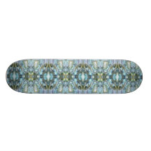 Blaues Skateboard Individuelle Decks
