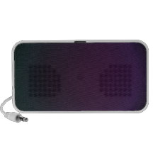 Blaues und lila techno reise speaker
