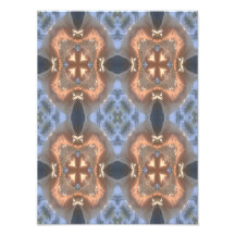 Blaues und rosa Kaleidoskop Kunst Foto