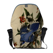 Blauhäher-Vogel-Tasche Kuriertaschen