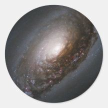 Blicks-Galaxie Runde Sticker