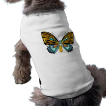 Bling Bling Schmetterling Hunde T Shirt
