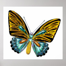 Bling Bling Schmetterling Plakate