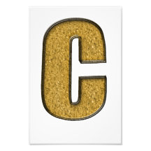 Bling Gold C Kunst Foto