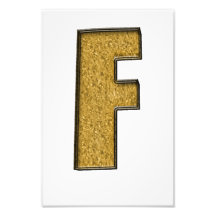 Bling Gold F Photographischer Druck