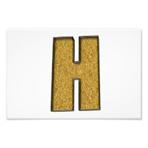 Bling Gold H Kunstphoto