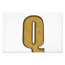 Bling Gold Q Kunst Photo
