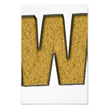 bling Gold W Photographischer Druck