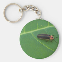 Blitz-Wanze auf Blatt Schlüsselanhänger