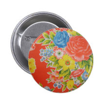 bloemen kitch kitchen stijl speldbutton