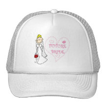 Blonde zukünftige Braut-T-Shirts und Geschenke Baseball Cap