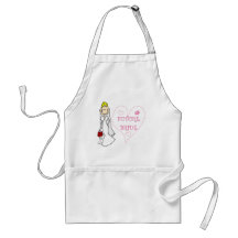 Blonde zukünftige Braut-T-Shirts und Geschenke Schürzen