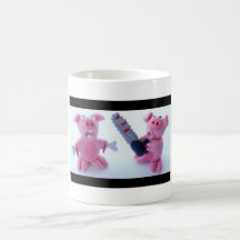 bloody little piglets taza de café