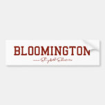 Bloomington-Autoaufkleber