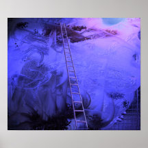 BLU_2-LADDER - Besonders angefertigt Poster