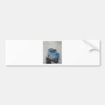 blue mutant baby bumpersticker