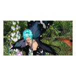Bluebell-Blumen-Elf Bild Karte