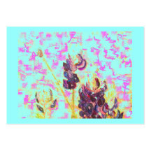 Bluebonnet-Wildblumen upclose Visitenkarte