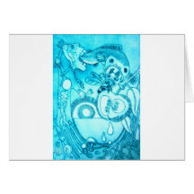 Bluecycle Grußkarte