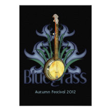Bluegrass-Banjo-Party-oder Ereignis-Einladungen