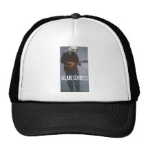"Bluegrass" -Dog with Mandolin- Trucker Hat
