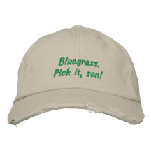 Bluegrass: Wählen Sie ihn, Sohn aus! Bestickte Kappe