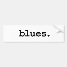 Blues Auto Sticker