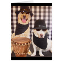 Blues-Bruder-Labrador-Karte