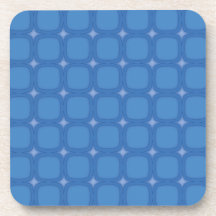 Bluesville Retro Quadrate Untersetzer