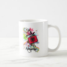 Blume Albanien Kaffee Tassen