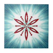 Blume des Lebens - Aphrodite Amulett Keramikfliese