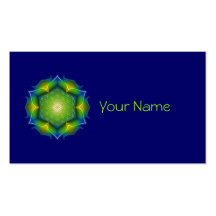 BLUME DES LEBENS/des Blume DES Lebens - Mandala V Visitenkartenvorlage