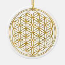 BLUME DES LEBENS - Gold Ornament